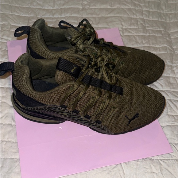 Puma Other - Puma Khaki and Black Athletic Shoes
